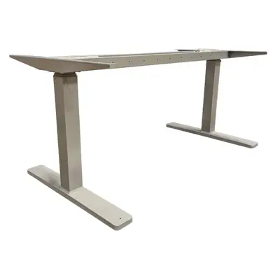 Elskrivbord Kinnarps Oberon Grå 140-160×70-80