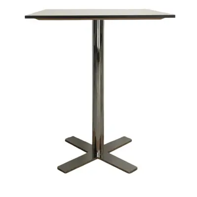 Sidobord VitSvartKrom Ø60 (2)