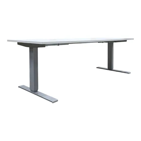 Elskrivbord Swedstyle GråKrom 180×80