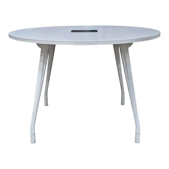 Mötesbord Vit Ø110 (2)