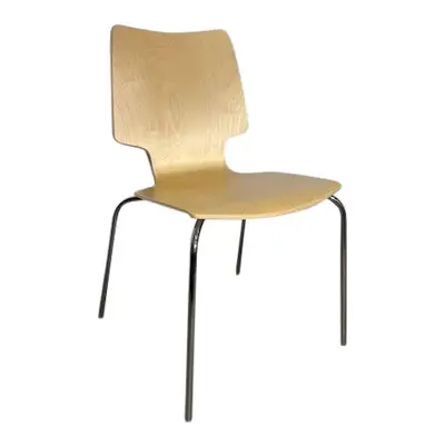 Stol Edsbyn Manta Björk/Krom