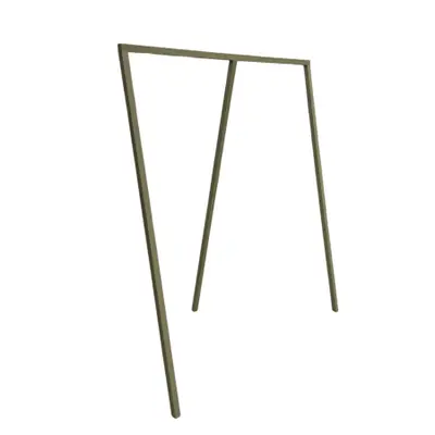 Klädhängare HAY Loop Stand Wardrobe Olivgrön