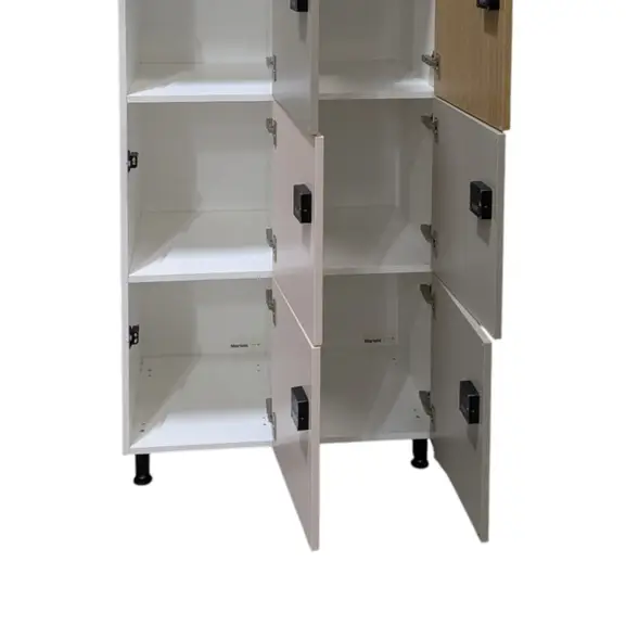 Förvaring Martela The Wall med Flexlock GråRosaEk (9)