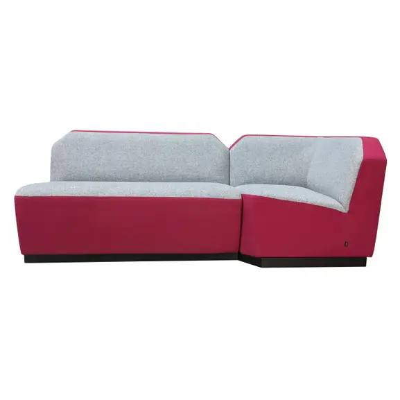 Soffa Mitab Cumulus RosaGrå (2)