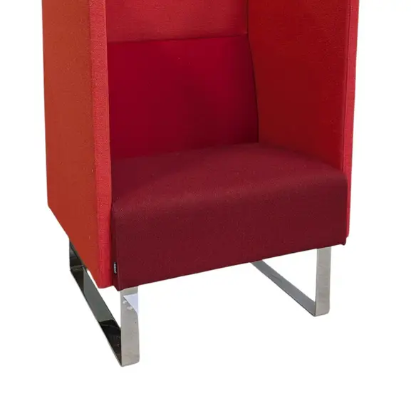 Materia Monolite Podseat RödMörkröd