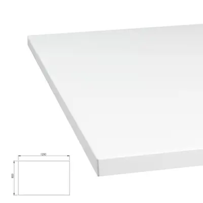 Bordsskiva Vit 120x80