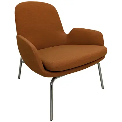 RPG 186312-259097 Fåtölj Normann Copenhagen Era Lounge Chair Low OrangeKrom