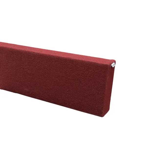 Ljudabsorbent Zilenzio Timber Vinröd 100×15