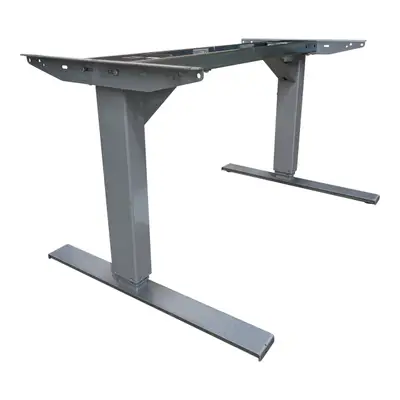 Elskrivbord Swedstyle L-Fot Silver 120-180x70-80