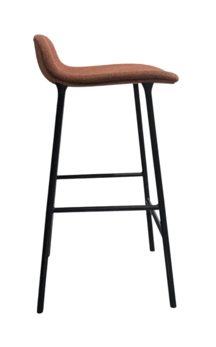 Barstol Normann Copenhagen Form BrunOrangeSvart (3)
