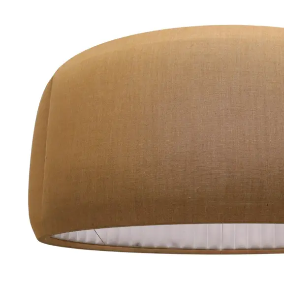 Taklampa Luceplan Silenzio BeigeVit Ø120