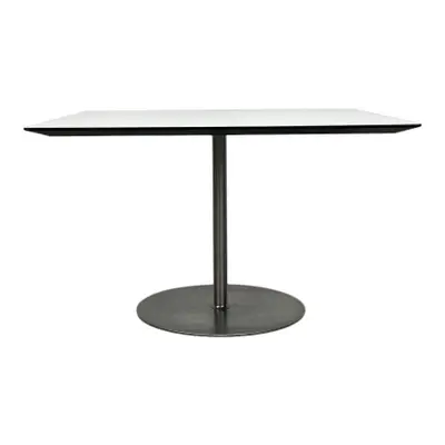 SoffbordSidobord VitSvartStål 90×90