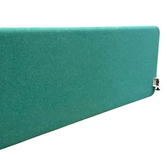 Bordsskärm Abstracta Softline Turkos 160×55 (2)