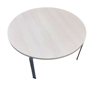 Soffbord Kinnarps Cassia BjörkGrå Ø90 (2)