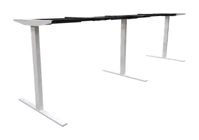 Konferensbordsstativ VitSvart 400×100
