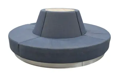 Soffa Ljusblå Ø260 (2)