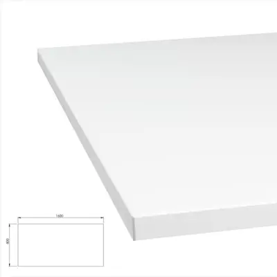 Bordsskiva 160x80 Vit