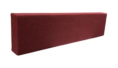 Ljudabsorbent Zilenzio Timber Vinröd 60×15