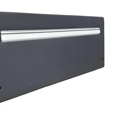 Bordsskärm Götessons MörkgråVit 150×65 (2)