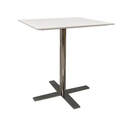 Cafébord EKV Ceasar 4-Kryss VitKrom 60×70