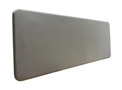 Bordsskärm Abstracta Softline Grå 160×60 (2)