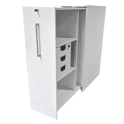 Towerförvaring Kinnarps Vänster Vit (2)