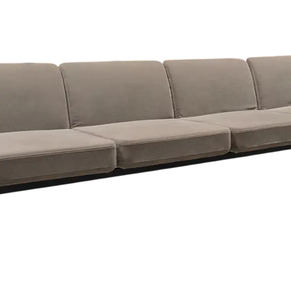 Soffa Pedrali Social DSO_4L BrunSvart