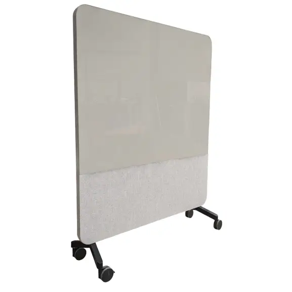 GlasskrivtavlaLjudabsorbent Lintex Mood Fabric Mobile Grå (3)