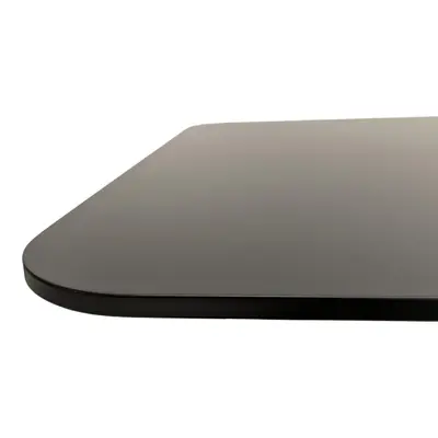 Bordsskiva Svart Nylackad 80×80