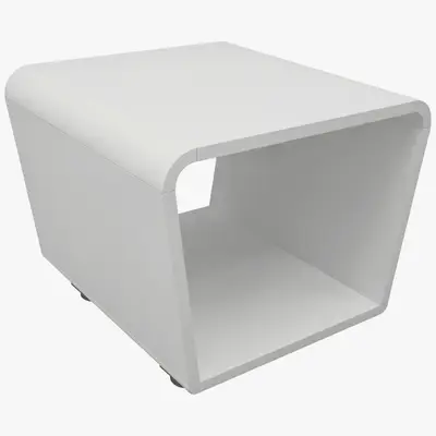 Soffbord Haworth LTB Squared Vit 50x50