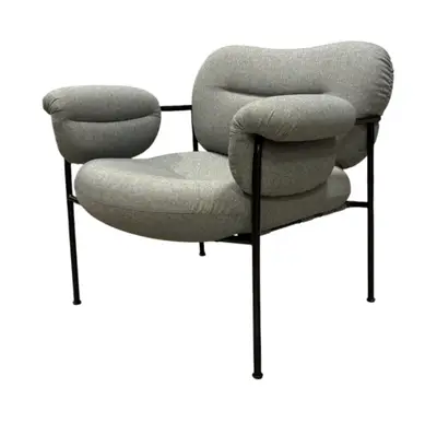 Fåtölj Fogia Bollo GråSvart (2)