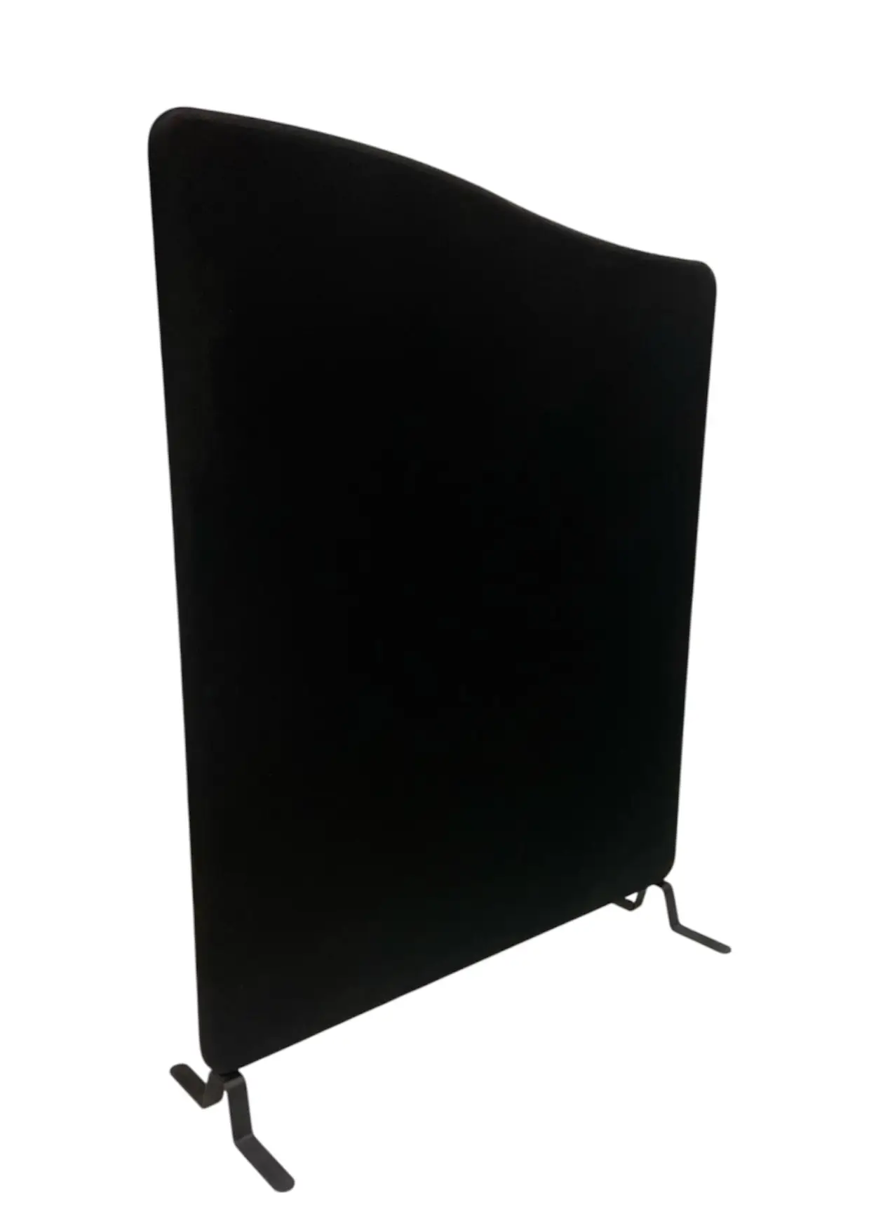 Golvskärm Abstracta Softline Svart 120×160