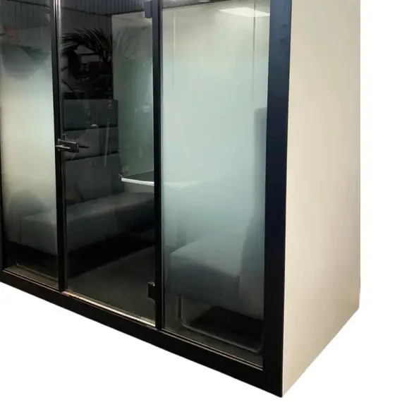 Telefonbås Pod Silen Space 2 VitSvartGrå