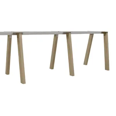 Konferensbordsstativ Ask/Vit 335x97