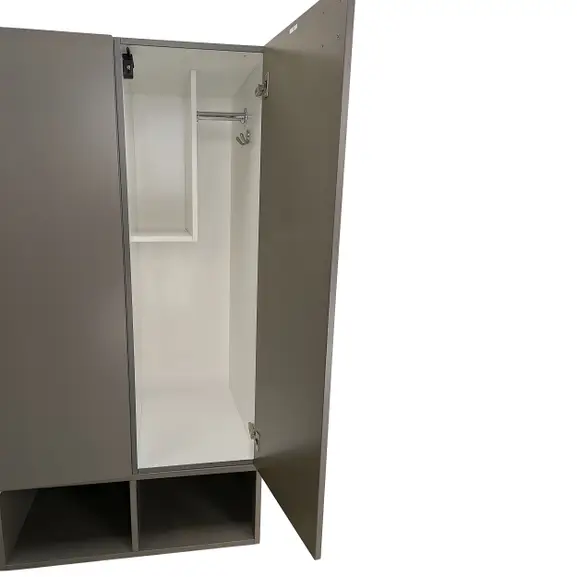 RPG 069605-252844 Personlig förvaring med skohylla Flexlock 2 dörrar Grå 80x149cm 2