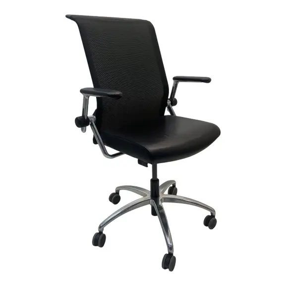 Kontorsstol König+Neurath Kineta SvartGrönKrom