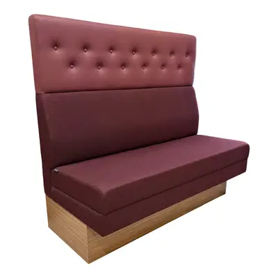 Soffa Vilax London Light High VinrödKonstläder
