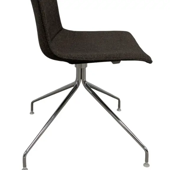 Stol Arper Catifa BrunKrom (3)