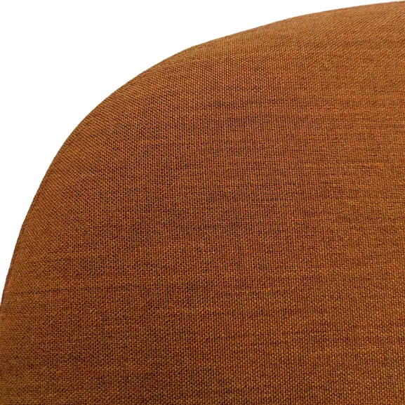 RPG 186312-259097 Fåtölj Normann Copenhagen Era Lounge Chair Low OrangeKrom Detalj