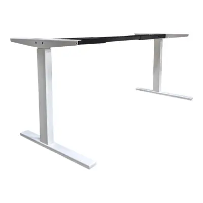 Elskrivbord Linak VitSvart 160-200×90