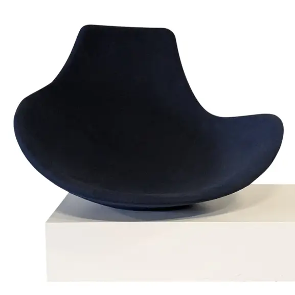 Fåtölj Offecct Babled BlåVit (5)