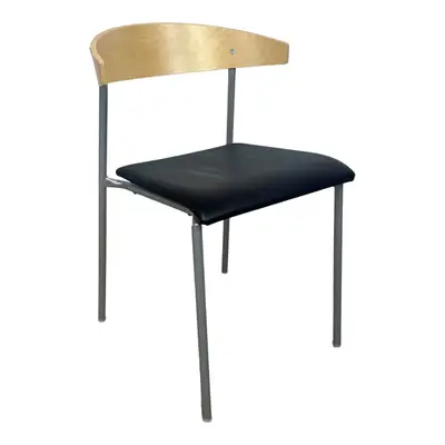 Konferensstol Kinnarps Riff SvartGråBjörk