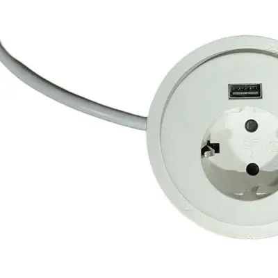 Bordssuttag Forming Function ElUSB Vit (2)