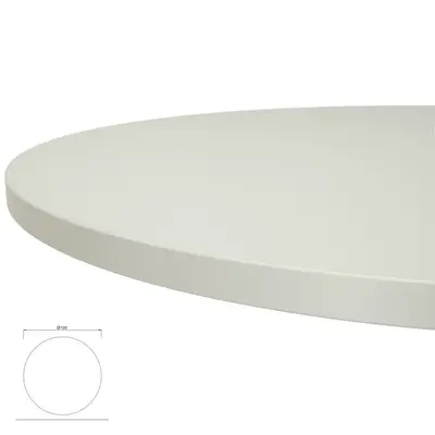 Bordsskiva Ø100cm Pearl Grey