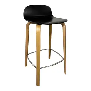 Barstol Muuto Visu Svart/Ek