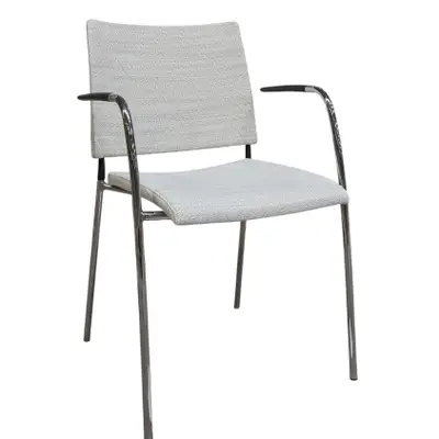 Konferensstol Lammhults Spira BeigeKrom (2)