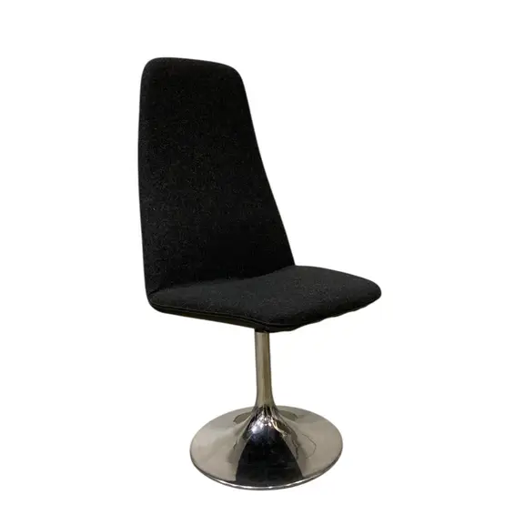 Stol Johanson Design Viggen MörkgråKrom (2)