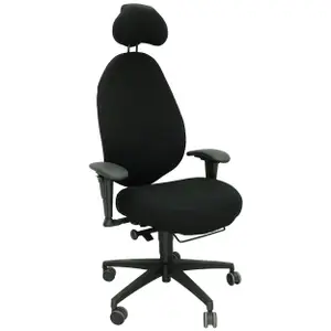 Arbetsstol Malmstolen Active R3 Hög Svart