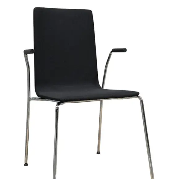 Konferensstol Skandiform Bombito Svart Nyklädd (4)