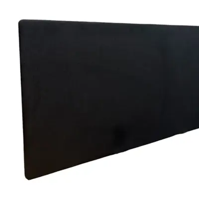 Bordsskärm Svart 124×67 (2)